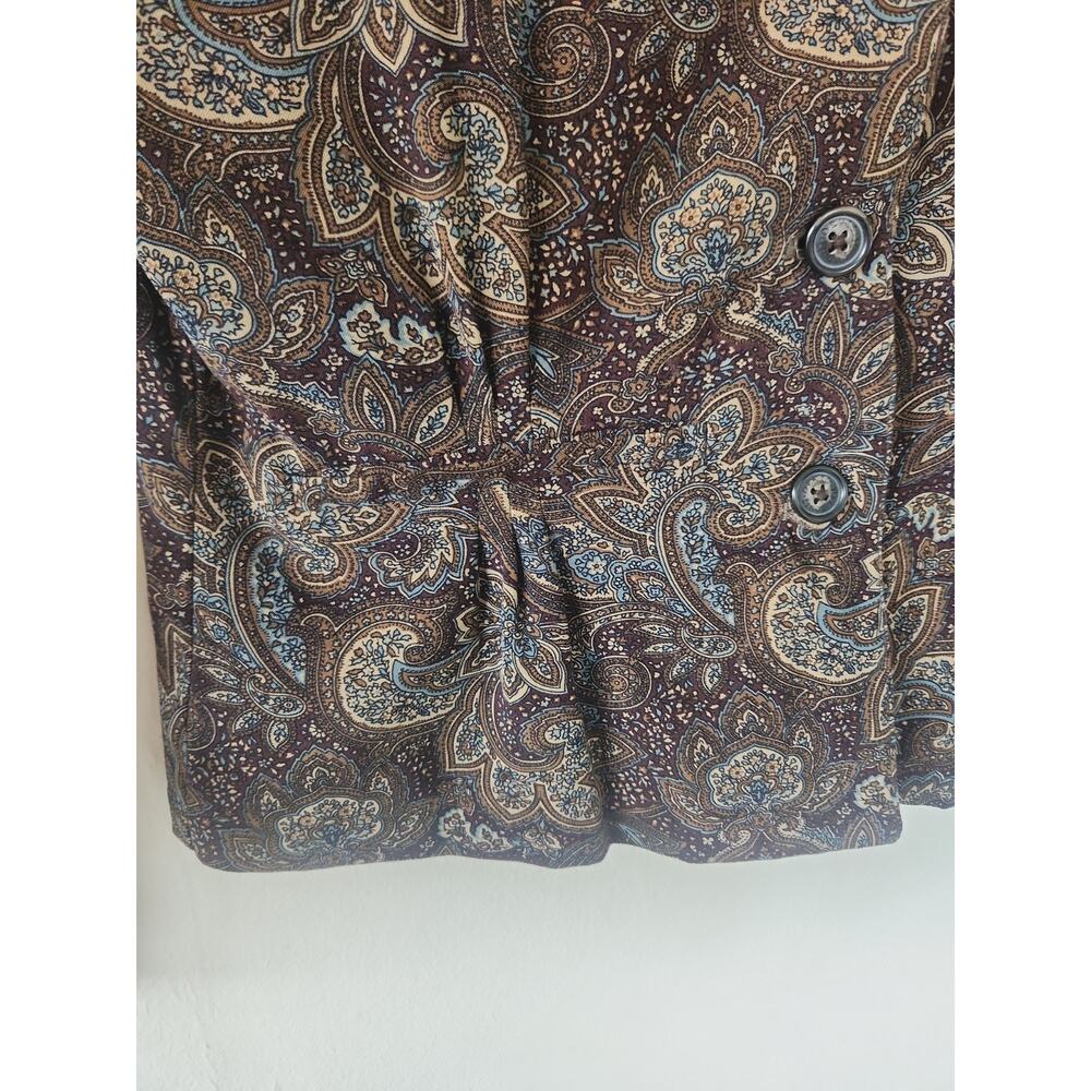 Orvis Women's Blazer Jacket Size 6 Brown Polyester Blend Button-Up Lined - Picture 4 of 6